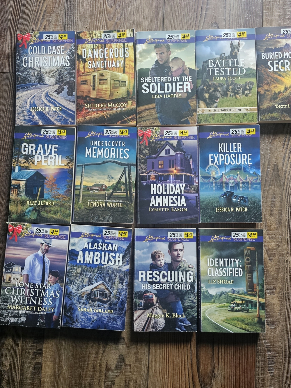Lot of 13 Love Inspired Suspense Books By Harlequin